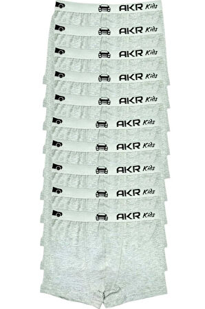 Erkek Çocuk 10'lu Pamuklu Boxer