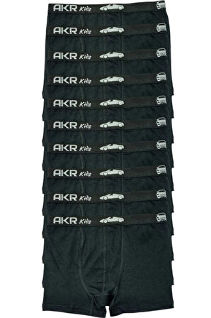 Erkek Çocuk 10'lu Pamuklu Boxer