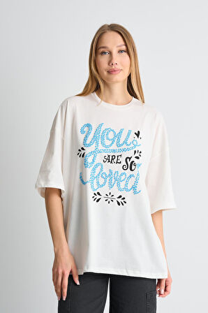 ALEXANDERGARDI Dokulu Baskı Kadın T-shirt