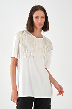 ALEXANDERGARDI Baskılı Bisiklet Yaka T-shirt