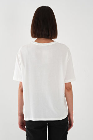 ALEXANDERGARDI Baskılı Basic Kadın T-shirt
