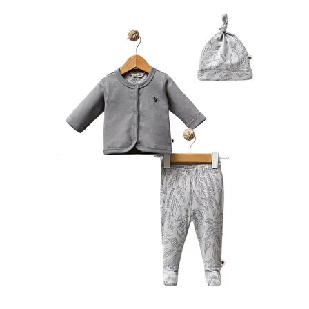 Eterella Little Frog 5 Parça Hastane Çıkışı Grey