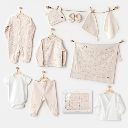 Eterella Bear Time 10'lu Hastane Çıkışı Light Beige