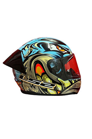 RAPID 2 RACE NEO MAVİ-MOR KASK+SPOİLER