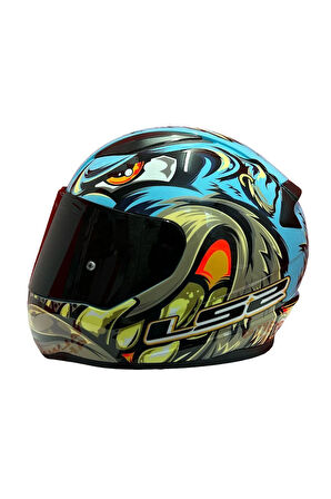 RAPID 2 RACE NEO MAVİ-MOR KASK + SPOİLER SET