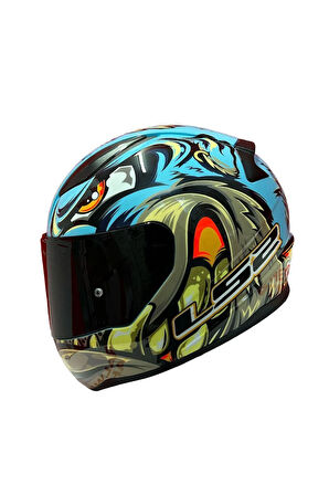 RAPID 2 RACE NEO MAVİ-MOR KASK + SPOİLER SET