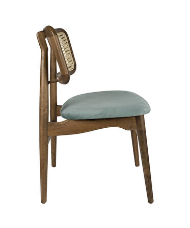 Mabel Hasırlı Ahşap Sandalye