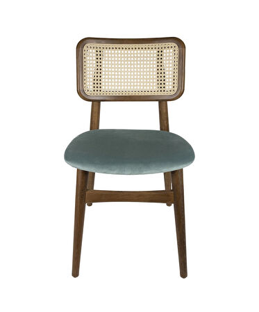 Mabel Hasırlı Ahşap Sandalye