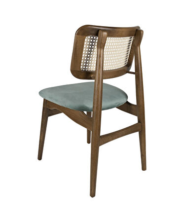 Mabel Hasırlı Ahşap Sandalye