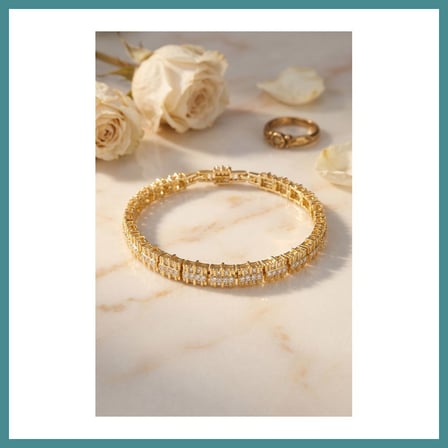 Trendexa Gold Renk Pirinç Elegance Zirkon Taşlı Kadın Bileklik MAC