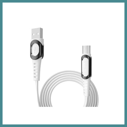 Trendexa Konfulon DC01 Süper Hızlı Micro USB Kablo 1M 2.4A - Beyaz MAC