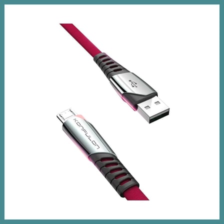 Trendexa Konfulon DC16 Micro USB Kablo 1M 2.4A - Kırmızı MAC