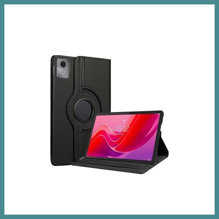 Trendexa Lenovo Tab M11 TB330FU 360 Tablet Deri Kılıf - Siyah MAC