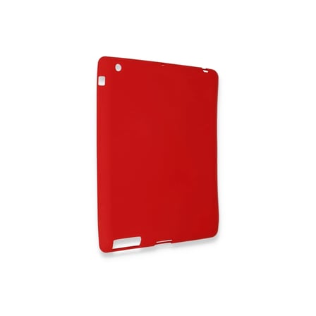 Trendexa iPad 4 9.7 Kılıf Evo Tablet Silikon - Kırmızı MAC