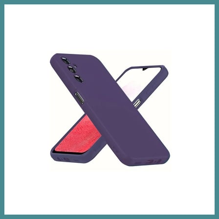 Trendexa Samsung Galaxy A34 5G Kılıf First Silikon - Mor MAC
