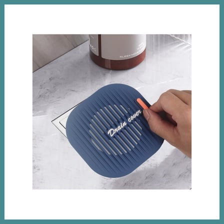 Bezos Süzgeçli Lavabo Gider Koruyucu Mat Gri MAC