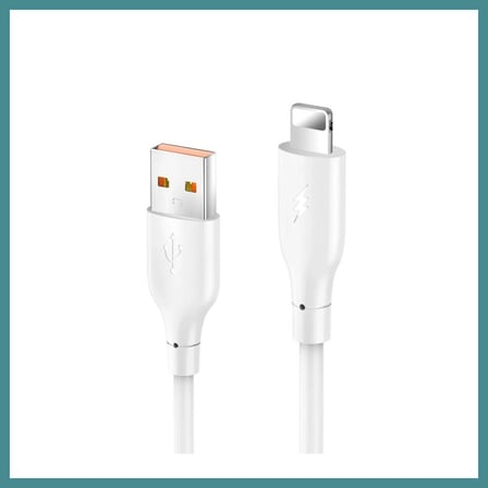 Trendexa Konfulon DC64 USB to Lightning 1M 3.0A Hızlı Şarj Kablo - Beyaz MAC