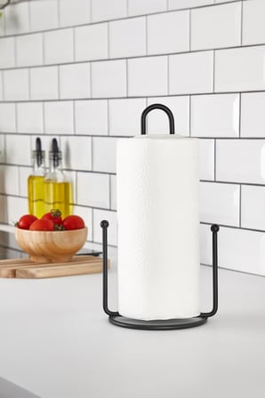 Trendexa Metal Kağıt Havluluk & Dik Havlu Peçetelik Siyah 28 Cm MAC