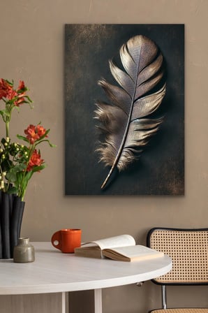 Trendexa Bronz Tüy Kanvas Tablo 70x100cm MAC