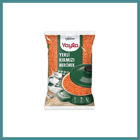 Trendexa Kırmızı Mercimek Yerli 1000 Gr 1 Adet MAC