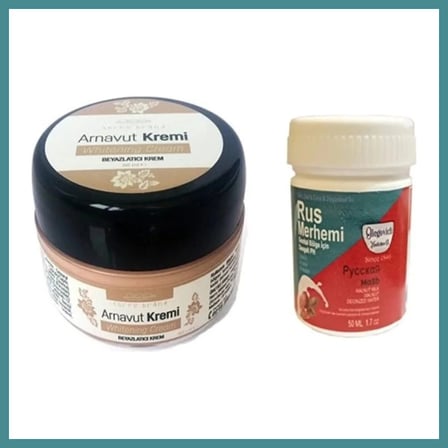 Trendexa Süper Three Brand Arnavut Kremi1 Adet + Rus Merhemi 50 ml 1 Adet MAC