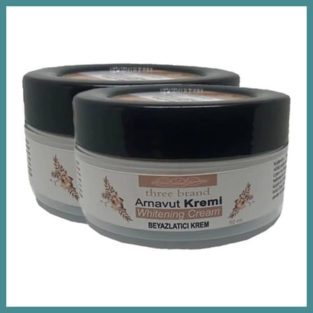 Trendexa Süper Three Brand Arnavutkremi 2 Adet Whitens Cream Tümbölge Kremi 50 ml MAC
