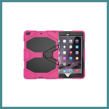 Trendexa iPad 5 Air 9.7 Kılıf Griffin Tablet Kapak - Pembe MAC