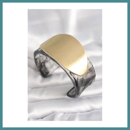 Trendexa Siyah Mermer Desen Akrilik Plastik Gold Oval Plaka Model Vintage Kadın Bilezik MAC
