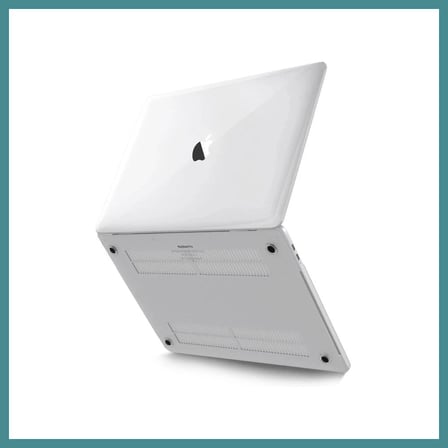 Bezos Macbook Pro 13 2020 Macbook Buzlu Kapak - Şeffaf MAC