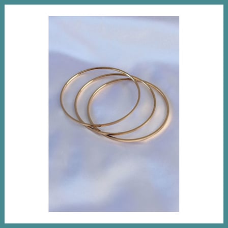 Trendexa 316L Çelik Gold Renk Ajda Model Kadın 65 mm Bilezik MAC
