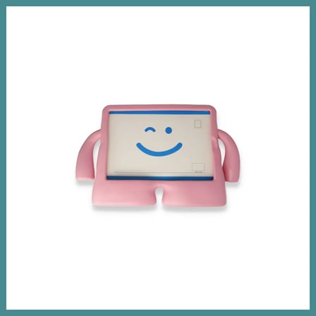 Trendexa iPad 2025 10.9 10.Nesil (A16) Kılıf Karakter Tablet Silikon - Açık Pembe MAC