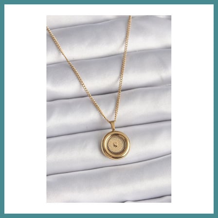 Trendexa 316L Çelik Gold Renk Zincir Gold Model Kadın Kolye MAC