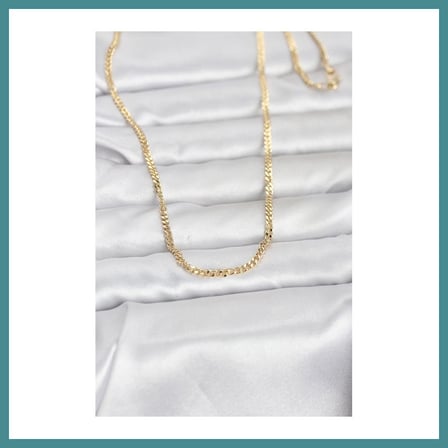 Trendexa CM 14K Gold Renk 60 cm Zincir Kadın Kolye MAC