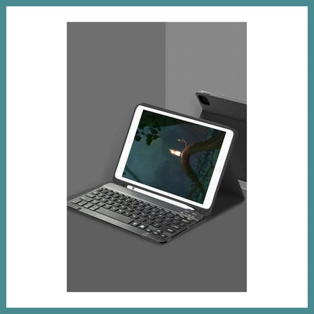 Trendexa iPad Pro 11 (2024) Kılıf KC01 Smart Klavyeli Tablet Kılıfı - Siyah MAC