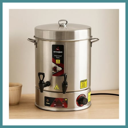 Trendexa 16 L Elektrikli Çay Otomatı - Çift Musluk, 2000W, 160 Bardak MAC