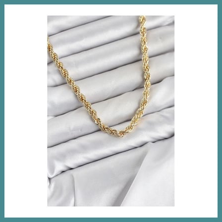 Trendexa CM Burgu Model Gold Renk Pirinç 60 cm Kadın Kolye MAC