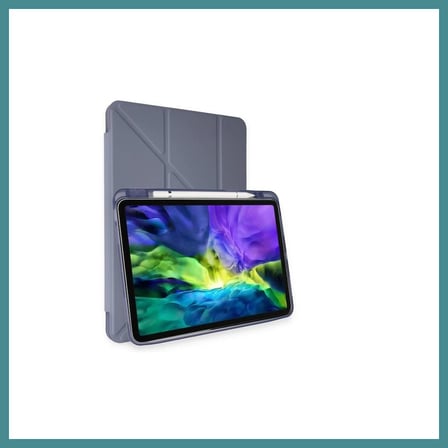 Trendexa iPad Pro 11 (2024) Kılıf Kalemlikli Mars Tablet Kılıfı - Lavender MAC