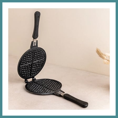 Trendexa 20 cm Granit Döküm Waffle Tava - Bakalit Saplı MAC