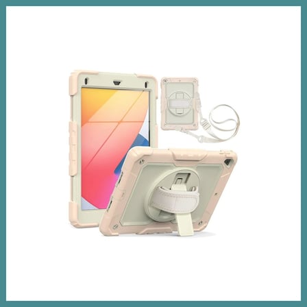 Trendexa iPad 5 Air 9.7 Kılıf Strap New Tablet Kapak - Pembe MAC