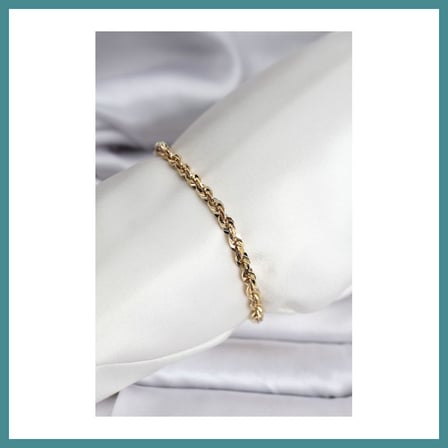 Trendexa 14K Gold Renk Kaplama Burgu Zincir Model CM Kadın Bileklik MAC