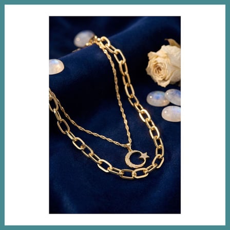 Trendexa Gold Renk Pirinç Ay Yıldız Model Kombin Kadın Kolye MAC