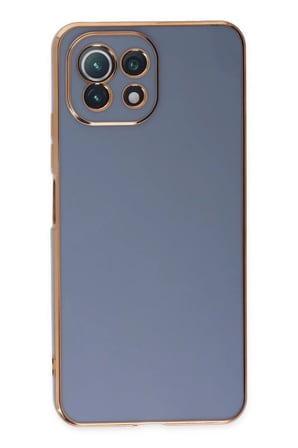 Trendexa Mİ 11 Lite Uyumlu Kılıf Volet Silikon - Mavi MAC