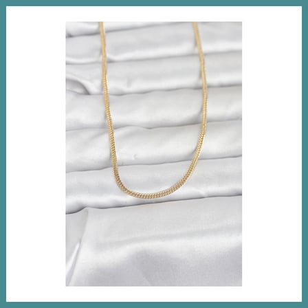 Trendexa CM 14K Gold Renk Dolgun Zincir Model 60 cm Kadın Kolye MAC