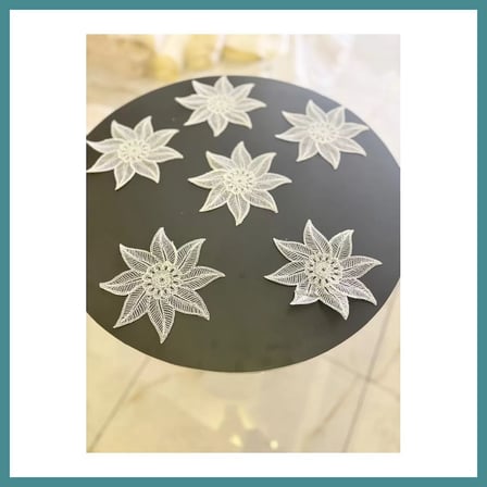Trendexa 6 lı Dantel Kahve Sunumluğu 15x15 cm Asorti Desenli Fincan Altlığı Şık Sunum Seti MAC