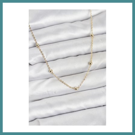 Trendexa CM Gold Renk Top Zincirli Kadın Kolye MAC