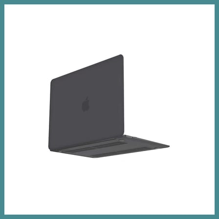 Bezos Macbook Air 13.3 Macbook Buzlu Kapak - Füme MAC