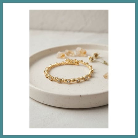 Trendexa Gold Renk Dorika Model Sıralı Zirkon Taşlı Kadın Bileklik MAC
