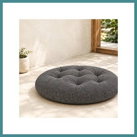 Trendexa Yuvarlak Sandalye ve Tabure Minderi · 40 × 40 × 4 cm | Antrasit | Dış mekân MAC