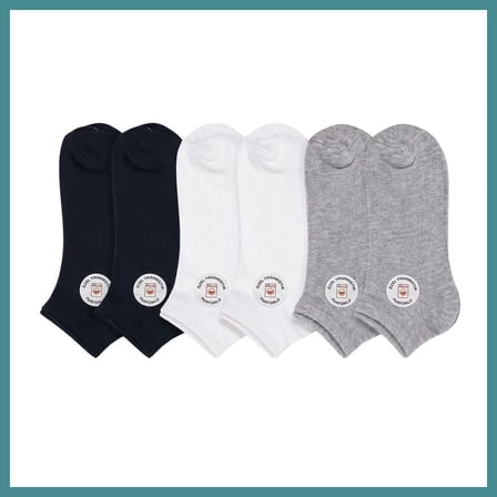 Trendexa Unisex Kısa Konç 6'lı Patik Çorap, %85 Pamuklu Geri Dönüştürülmüş İplik, Parfümlü İnce Dikişli, Günlük Spor Çorabı · BEDEN: 36-40 · RENK: Çok Renkli 6 lı MAC