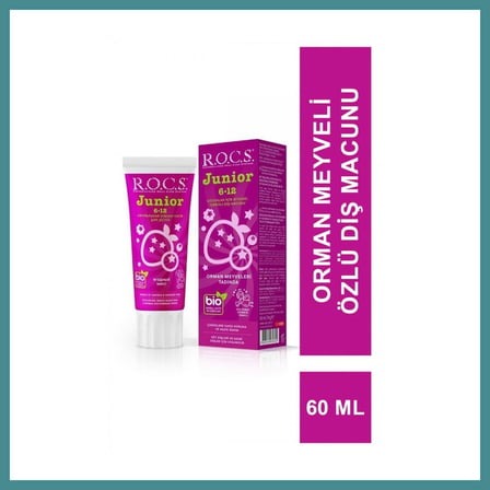 Trendexa .Junior Diş Macunu 6-12 Yaş 60 ml Orman Meyveleri · Renk: Orman Meyveleri MAC